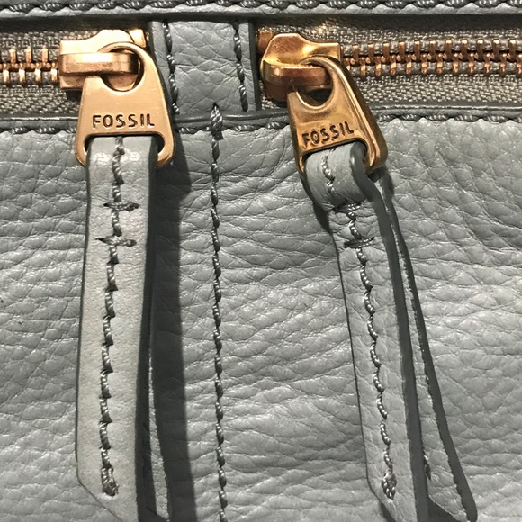 🎉Host Pick🎉Fossil mint leather Erin fold-over tote/crossbody - Picture 6 of 16